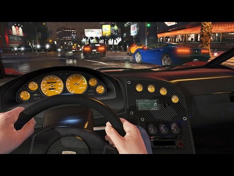 GTA 5 - First Person Driving Gameplay (PS4)