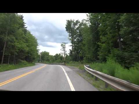 Driving North on Scenic Route 100 in Vermont to the Lodge at Mount Snow