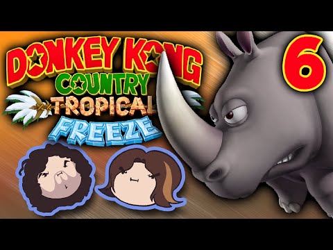 Donkey Kong Country Tropical Freeze: Rhino Friend! - PART 6 - Game Grumps