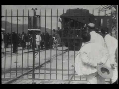 LLegada de Porfirio Díaz a Tehuantepec 1907