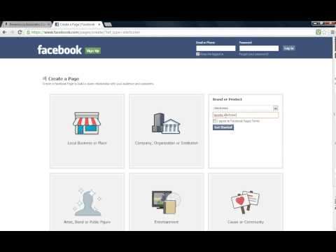 How to create Facebook page to sell your products