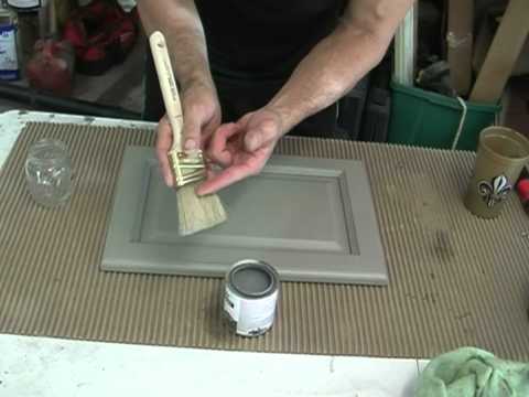 Glazing technics for kitchen cabinets!