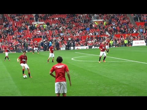 Live From Old Trafford Man United 4-0 QPR watch Falcao & Co Train 14/9/14