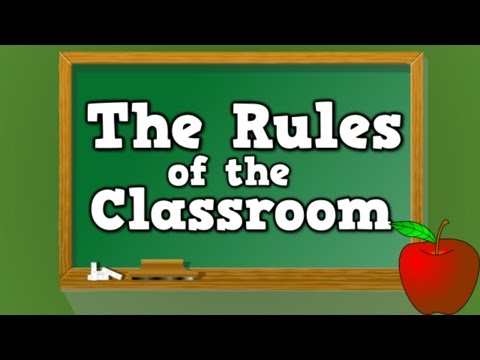 The Rules of the Classroom (song for kids about the 6 rules of the classroom)