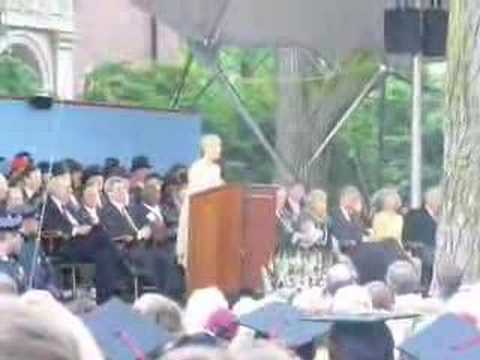 J.K. Rowling speaks at Harvard Commencement