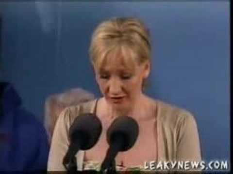 J.K.Rowling speaking at Harvard part 1