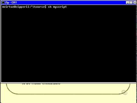 03. Unix Shell Scripting Tutorial - Running a Shell Script (Part1)