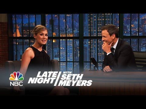 Rosamund Pike on Rehearsing Sex Scenes with Neil Patrick Harris - Late Night with Seth Meyers