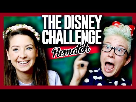 The Disney Challenge REMATCH (ft. Zoella) | Tyler Oakley