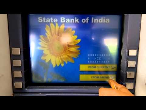 How to withdraw Money from ATM (State Bank of India)?