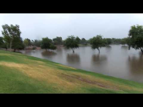 Phoenix,AZ  BREAKING NEWS- Historical Flooding  forms lake-Sept. 8th, 2014