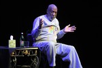 File - Comedian Bill Cosby performs during a show at the Maxwell C. King Center for the Performing Arts in Melbourne, Fla., Friday, Nov. 21, 2014.