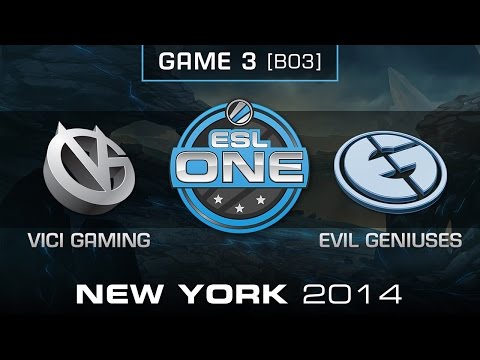 Vici Gaming vs. Evil Geniuses - Final Game 3 - ESL One New York 2014 - Dota 2