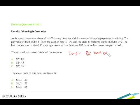 CFA Level I 2013 - Intensive Review Seminar - Fixed Income