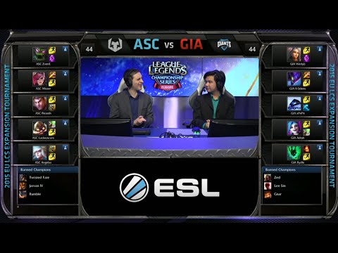 Ascension vs GIANTS! | Game 1 EU LCS Expansion Tournament Spring 2015 | ASC vs GIA G1