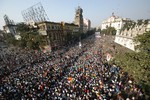 BJP All India General President Amit Shah, BJP's West Bengal election observer Siddharth Nath Singh West Bengal chief Rahul Sinha during Rising Day celebrating in Kolkata on Nov 30, 2014