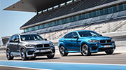 The new BMW X5 M and new BMW X6 M.