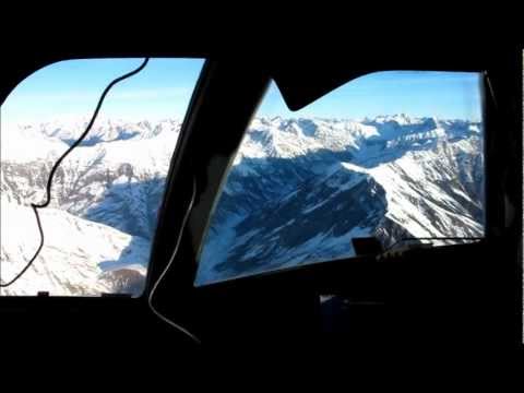 PIA ATR-42 flight Islamabad to Gilgit from inside the cockpit