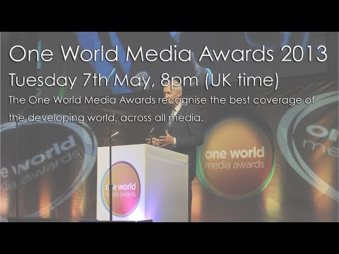 The One World Media Awards 2013