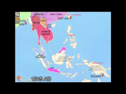 South East Asia Timeline (3500 BC - 2005 AD)