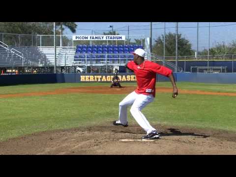 Aroldis Chapman 105 mph pitcher