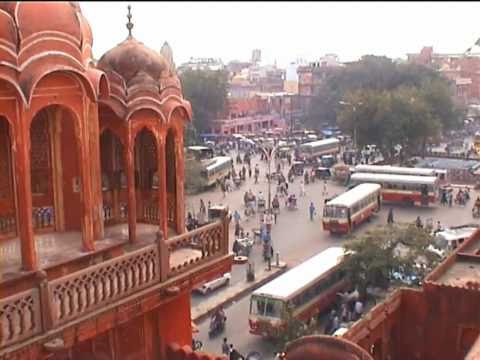 India - Jaipur : Hawa Mahal, Royal Gaitor, City Palace, Fort Amber