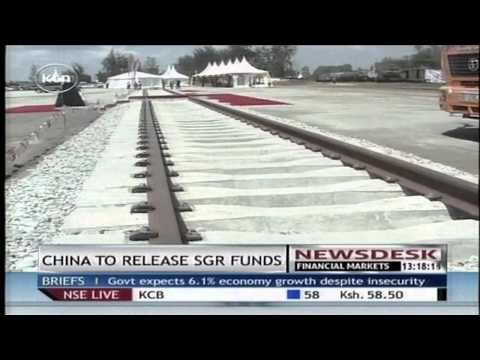 Government to receive money from China for the construction of Standard Gauge Railway