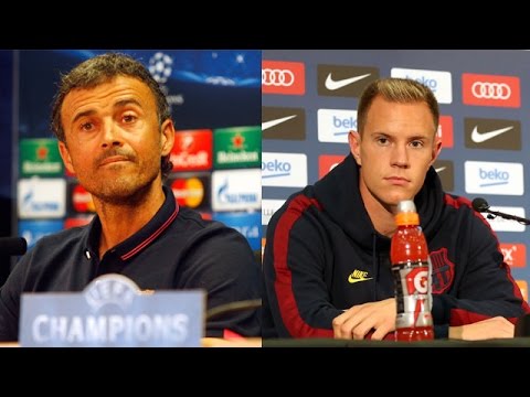 Ter Stegen and Luis Enrique press conference (9/12/2014)