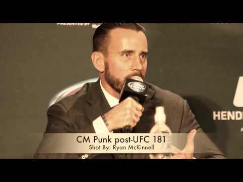 CM Punk UFC 181 Press Conference