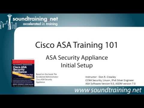 Cisco ASA 5505 Firewall Initial Setup:  Cisco ASA Training 101