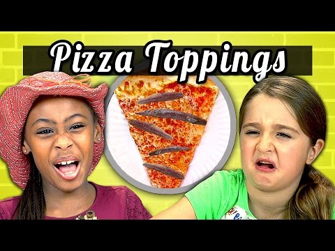 KIDS vs. FOOD - PIZZA TOPPINGS