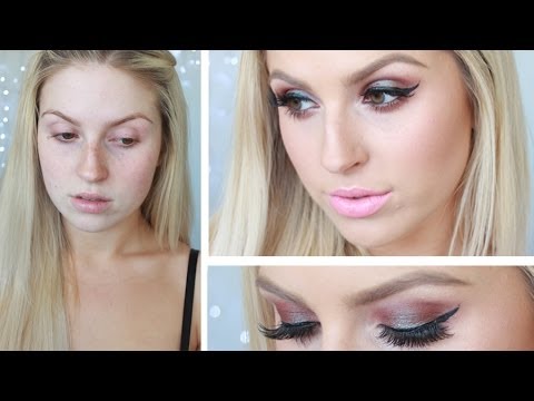 MAC Blue Brown Pigment Makeup Look! ♡ Chit Chat GRWM