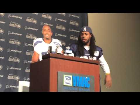 Richard Sherman, Doug Baldwin mock NFL media policies