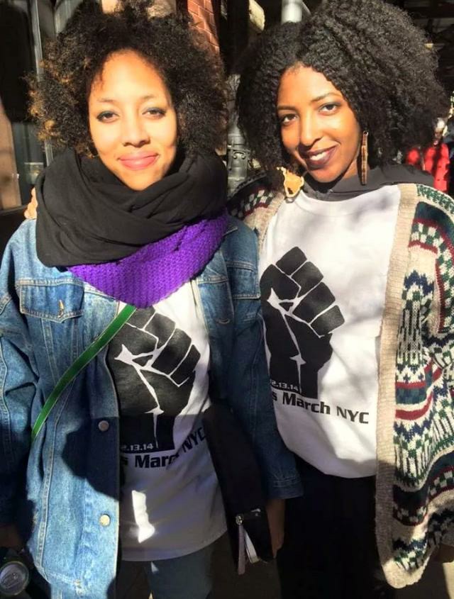 (L-R) Synead Nichols & Umaara Elliott, Millions March planners