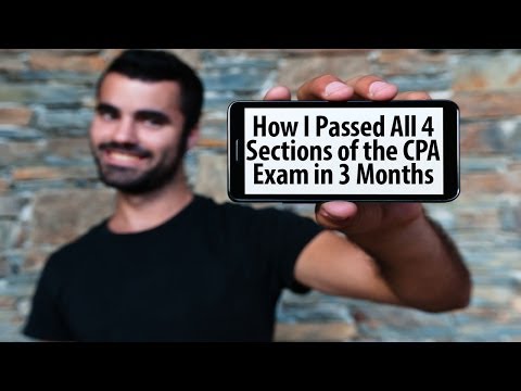 How I Passed All 4 Sections of the CPA Exam in 3 Months