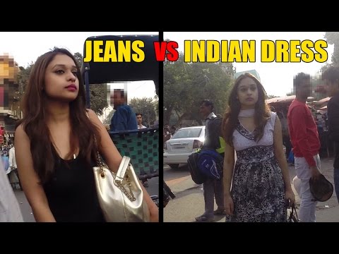 10 Hours of Walking in Delhi as a Woman - Jeans VS Indian Dress [Share for Message]