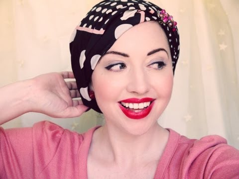 Four New Ways to Tie a Headscarf. More Vintage Glamour!