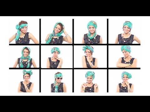 12 Head Wrap Scarf Tutorials In Under 7 Minutes