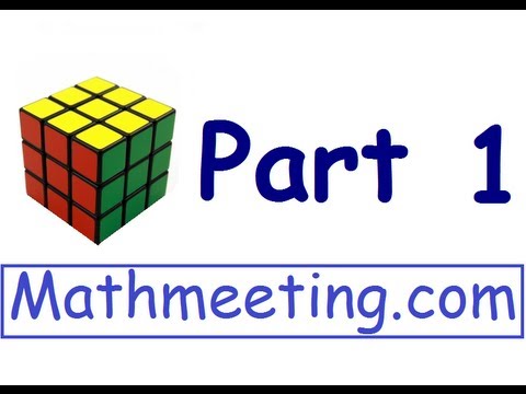 How to solve the Rubik's Cube - Part 1