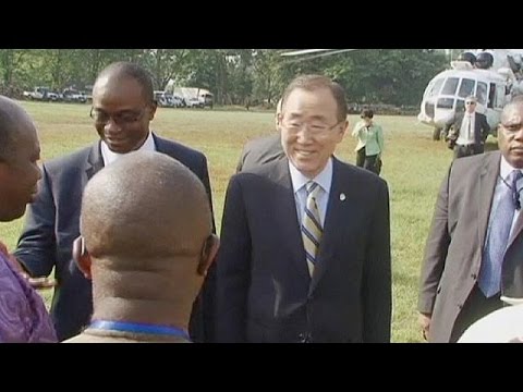 Ban Ki-moon praises healthcare workers in Ebola-hit African countries