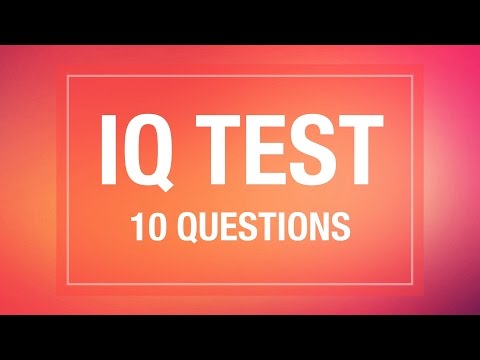 IQ Test: 10 Questions