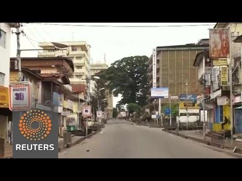 Ebola lockdown brings Sierra Leone capital to a halt