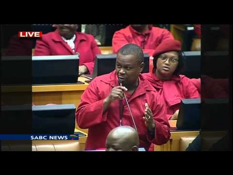 EFF takes on Zuma in Parliament