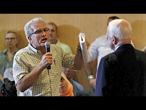 Neocon John McCain Ripped on Syria at Town Hall