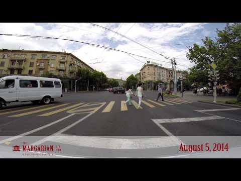 Driving Through the Streets of Yerevan (HD) - Aug 5, 2014