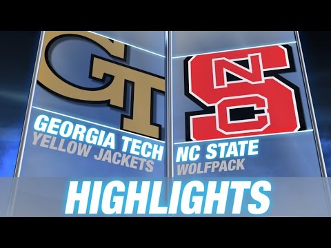 Georgia Tech vs NC State | 2014 ACC Football Highlights