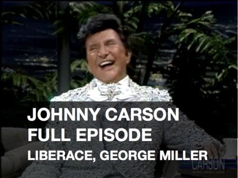 JOHNNY CARSON FULL EPISODE: Liberace, George Miller, Tonight Show, 1986