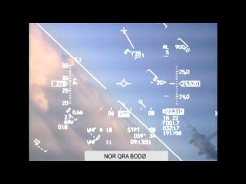 Russian Fighter Jet in Near Miss with NATO F-16