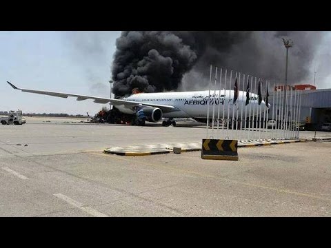 Tripoli Airport: Libyan plane explosion 