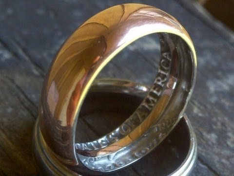 How To Make a Ring with a Coin in home (AMAZING)